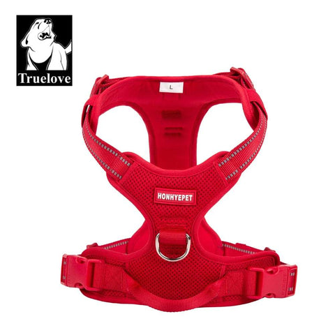 Truelove Pet Harness Nylon Reflective Comfortable and Breathable Big Medium Dog Vest Explosion-proof Outdoor Camping HP5652