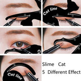 Eyebrow Cat Stencils Women Pro Eye Makeup Tool