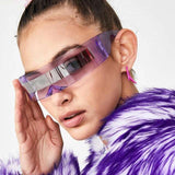 Sunglasses Women Luxury Super Cool Siamese Fashion Glasses Vintage