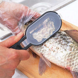 Fish Scale Scraper Cleaner  Built-in Fish knife