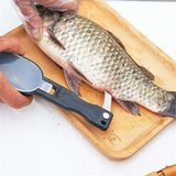 Fish Scale Scraper Cleaner  Built-in Fish knife