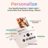 10x15cm Personalized Spotify Code Acrylic Music Board Song Photo Name Custom Photo Album Plaque Friends Lovers Family Gifts