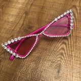 ZAOLIHU Baby Cat Eye Sunglasses Kids  Diamond Crystal Sun Glasses UV400 Summer Shades Black Red Small Eyewear Luxury Gafas de