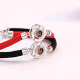 New Custom Photo Projection Bracelet Rope Bangles women men lovers gifts
