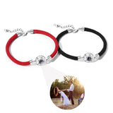 New Custom Photo Projection Bracelet Rope Bangles women men lovers gifts