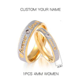 Customized Rings Men Women His & Her