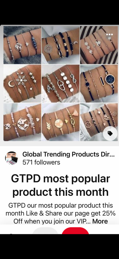 GTPD Global Trending Products Direct Most Popular this Month Bohemian Bracelets
